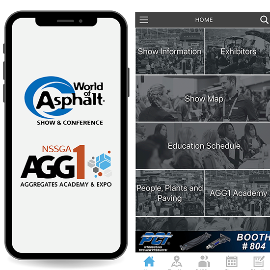 World of Asphalt & AGG1 Unveils App for 2024 Nashville Show World of