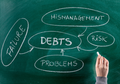 Financial mismanagement debts risk failure